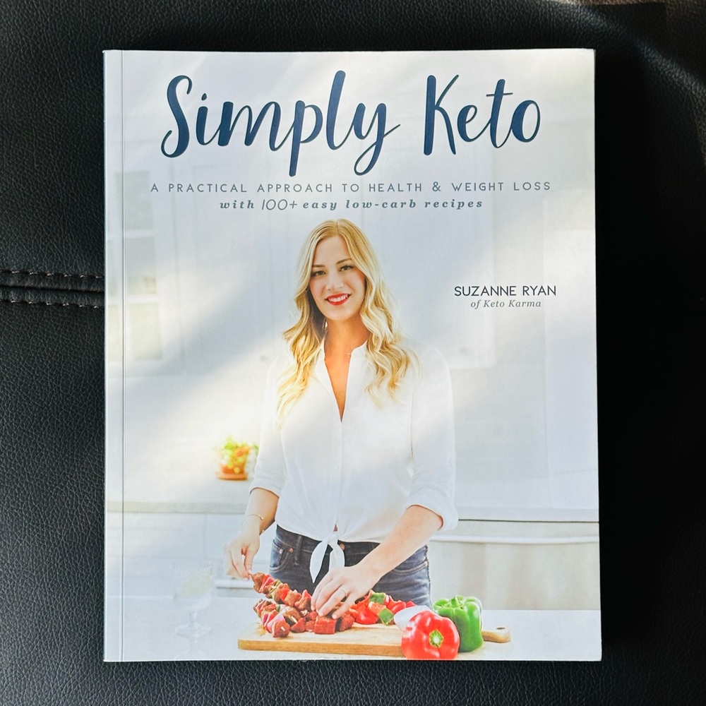 NEW Simply Keto Suzanne Ryan Paperback Cookbook Recipe Book